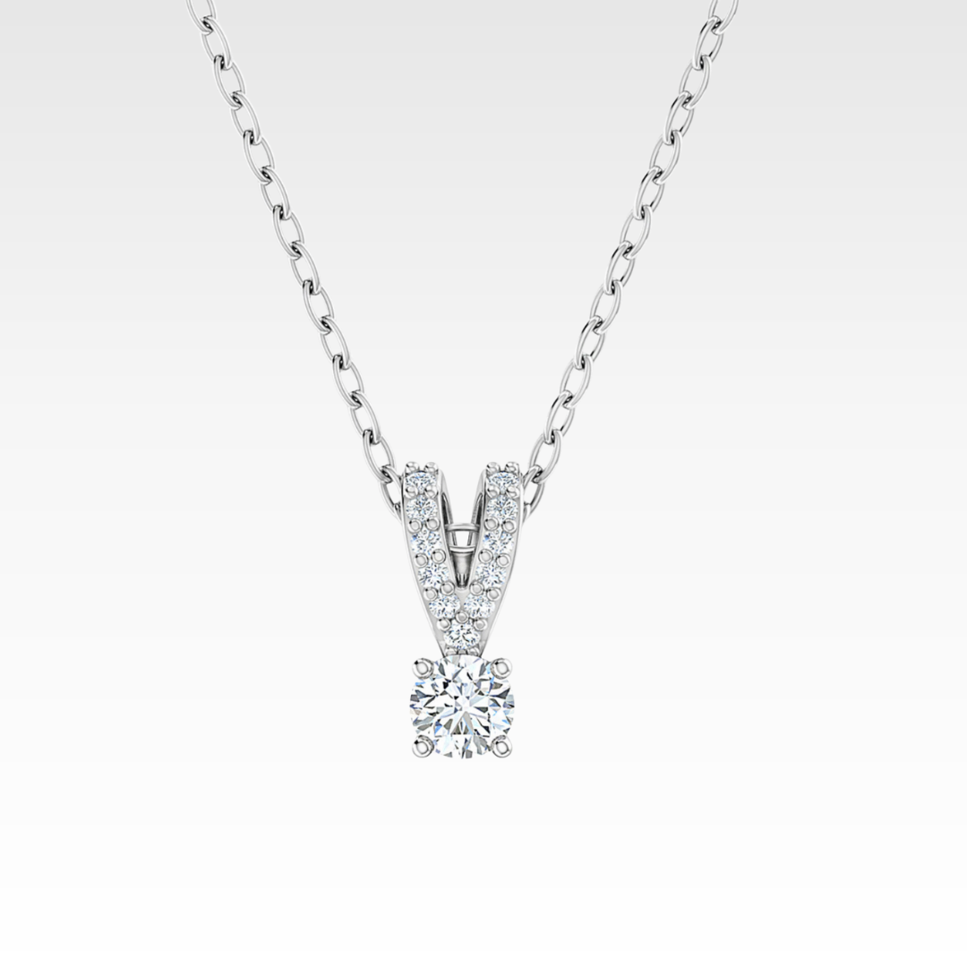 Solitaire Sparkle Pendant