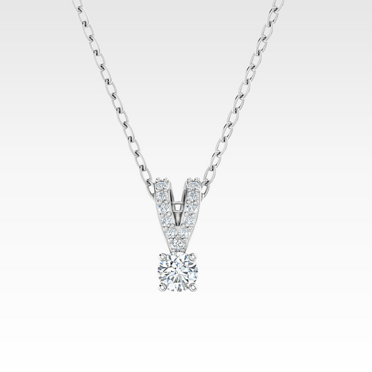 Solitaire Sparkle Pendant