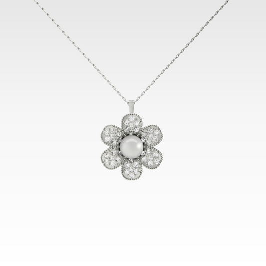 Diamonds Petal Pendant