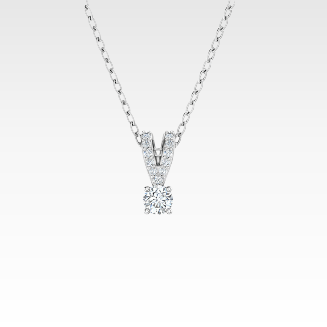 Solitaire Sparkle Pendant